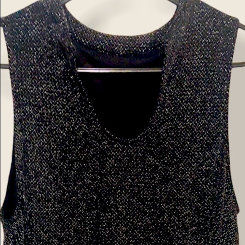 Black sparkling dress